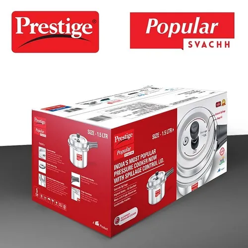 PRESTIGE POPULAR SVACHH ALUMINIUM COOKER 1.5 LTR - Image 5