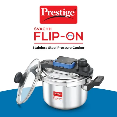 PRESTIGE FLIP-ON SS SVACHH 5 LTR (22 CM) PRESSURE COOKER