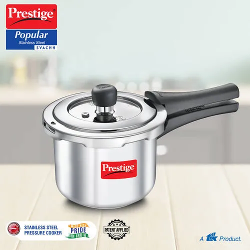PRESTIGE SS POPULAR SVACHH OUTER LID PRESSURE COOKER 1.5 LTR - Image 2