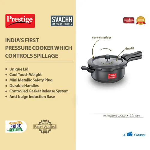 PRESTIGE HA SVACHH OUTER LID PRESSURE COOKER 3.5 LTR - Image 3