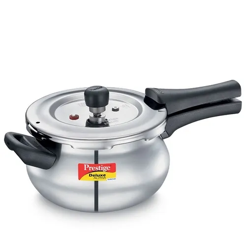 PRESTIGE SS DELUXE ALPHA SVACHH OUTER LID PRESSURE COOKER 3 LTR MINI HANDI