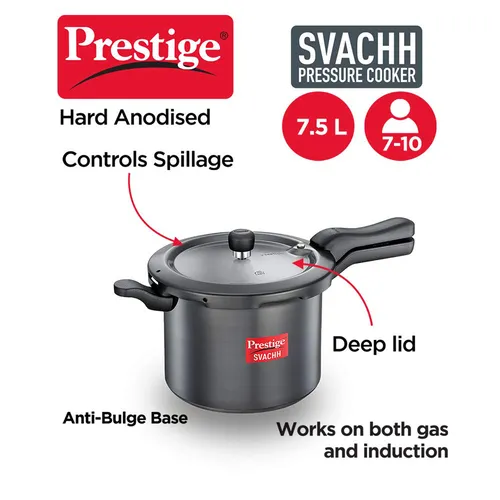 PRESTIGE HA SVACHH OUTER LID PRESSURE COOKER 7.5 LTR - Image 2
