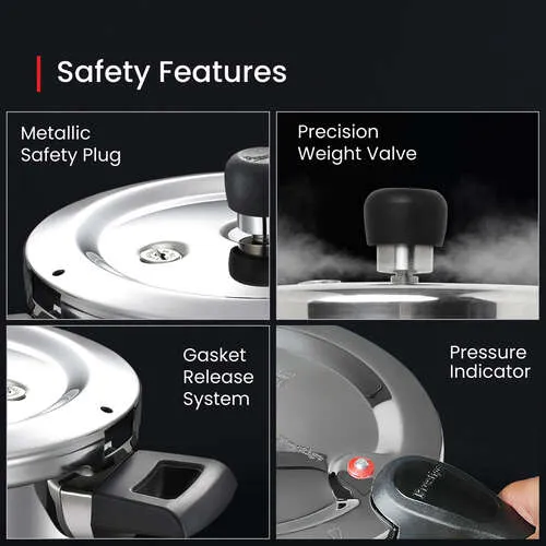 PRESTIGE TRIPLY SVACHH OUTER LID PRESSURE COOKER 3 LTR - Image 4