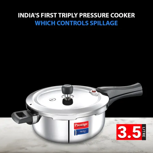 PRESTIGE TRIPLY SVACHH OUTER LID PRESSURE COOKER 3.5 LTR - Image 2