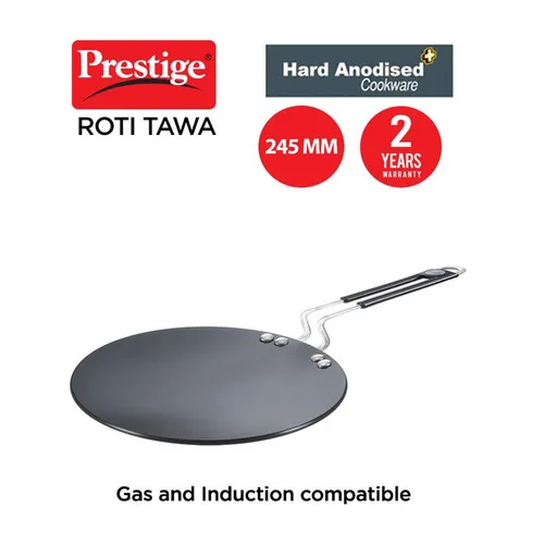 PRESTIGE HARD ANODISED PLUS COOKWARE CHAPATI TAWA 24.5 CM - Image 2