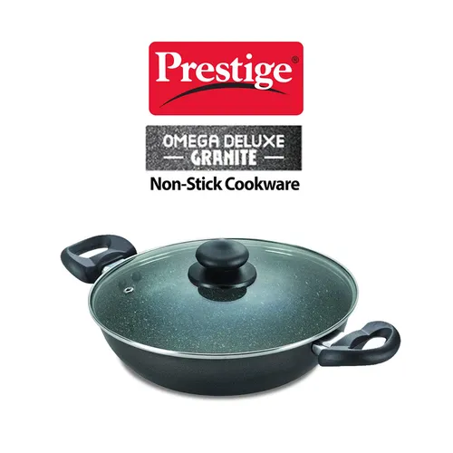 PRESTIGE OMEGA DELUXE GRANITE COOKWARE KADAI 26 CM - Image 6