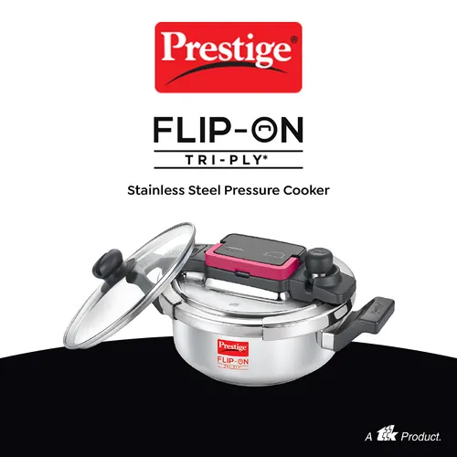 PRESTIGE FLIP-ON TRIPLY SVACHH 2 LTR PRESSURE COOKER - Image 5
