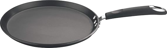 VINOD BLACK PEARL PLUS INDUCTION FRIENDLY FLAT TAWA 25 CM (5.25MM)