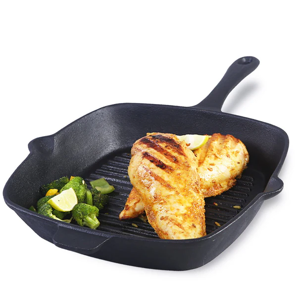 WONDERCHEF FORZA PRE-SEASONED CAST-IRON GRILL PAN 26CM 2L - Image 2