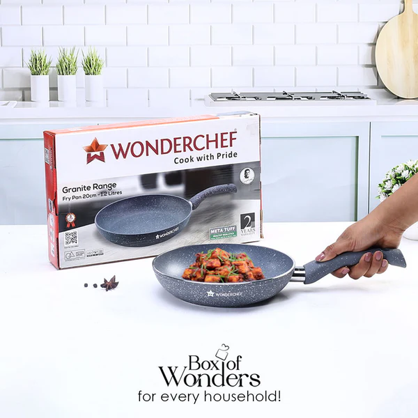 WONDERCHEF GRANITE NON-STICK FRY PAN (GREY) 20CM 1L - Image 7