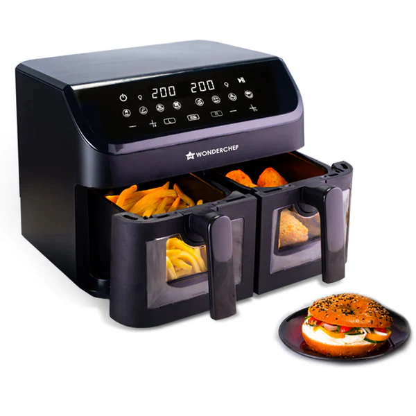 WONDERCHEF REGENTA AIR FRYERS WITH DUAL BASKET 9L - Image 9