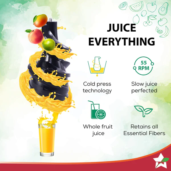 WONDERCHEF REGALIA FULL FRUIT COLD PRESS SLOW JUICER - Image 3