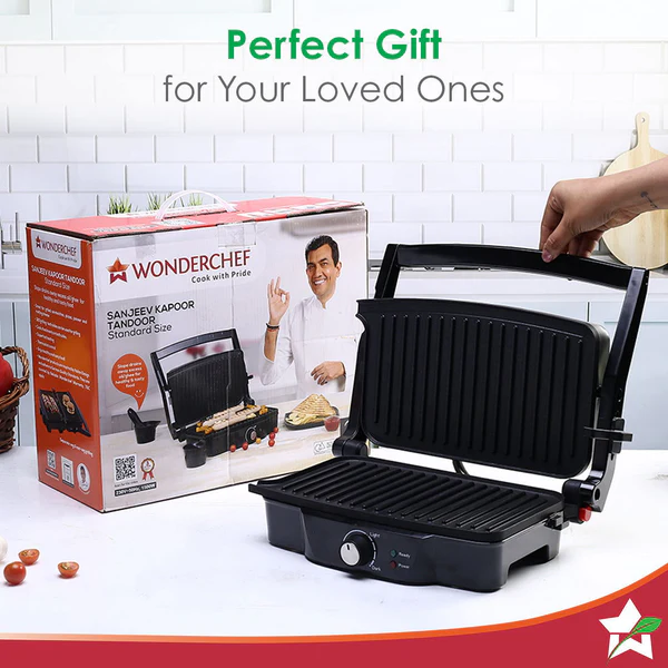 WONDERCHEF SKT ELECTRIC CONTACT GRILL & SANDWICH MAKER STANDARD SIZE 1500W - Image 8
