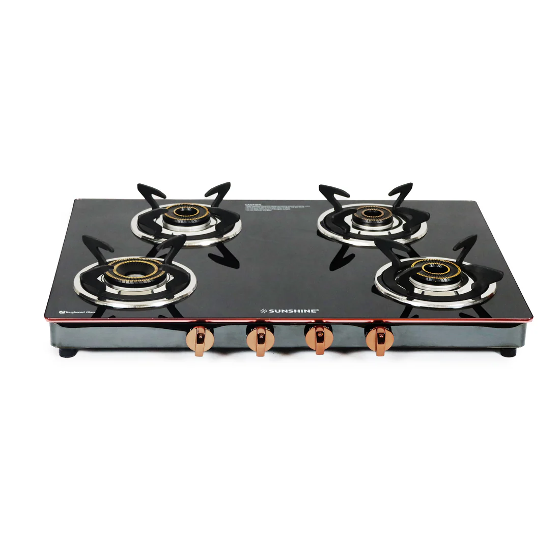 SUNSHINE DONNA ROSE GOLD NX 4 BURNER GAS STOVE - Image 2