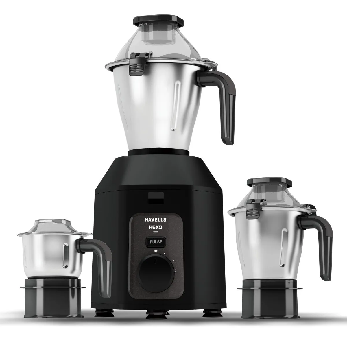 HAVELLS HEXO PLUS BLACK 3 JAR MIXER GRINDER