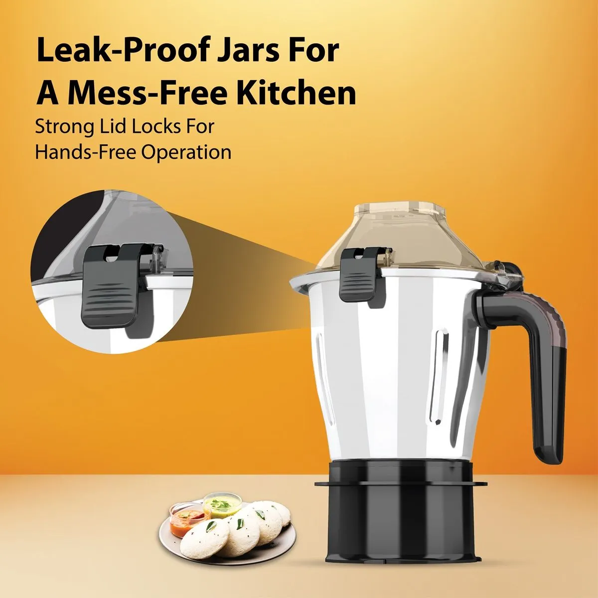 HAVELLS HEXO PLUS BLACK 3 JAR MIXER GRINDER - Image 4