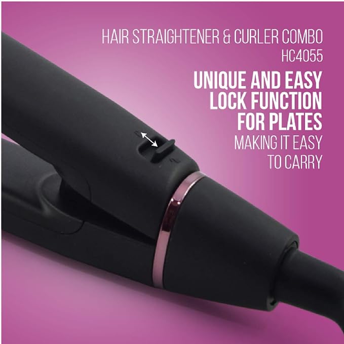 HAVELLS STYLING COMBO STRAIGHTENER & CURLER (HC4055) - Image 7