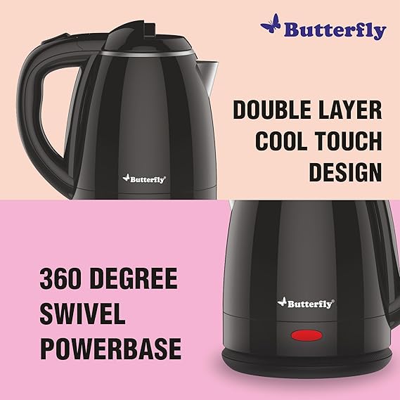 BUTTERFLY MAGNUM COOL TOUCH 1.2L ELECTRIC KETTLE - Image 2