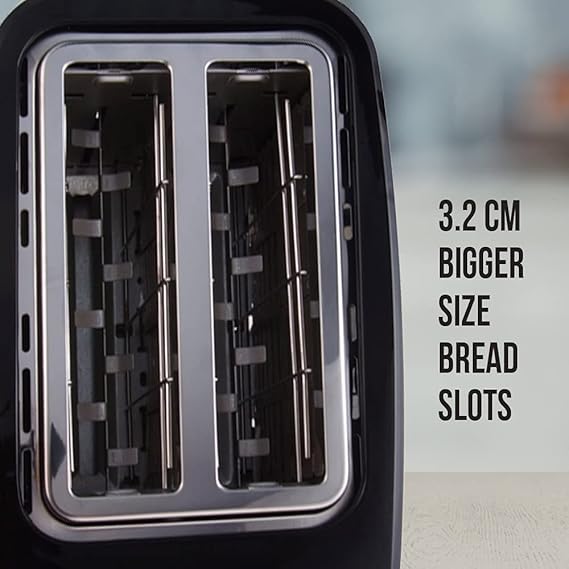 HAVELLS CRISP PLUS 2 SLICE POP-UP TOASTER WITH DUST COVER - Image 4