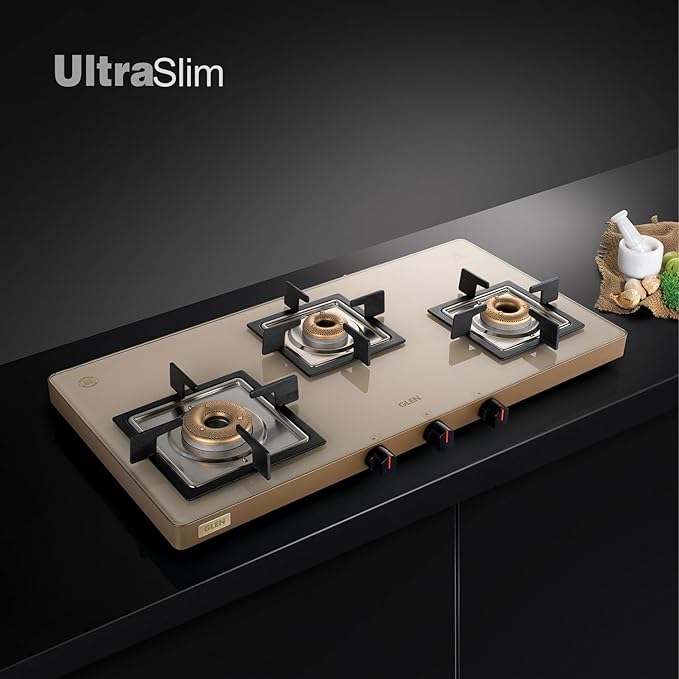 GLEN ULTRA SLIM GLASS COOKTOP CT 1035 US AC (3 BURNER) - Image 5